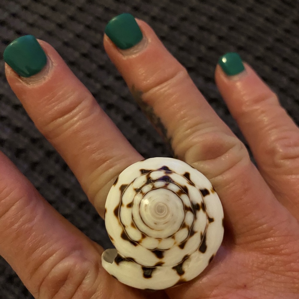 Elegant Shell Design Ring